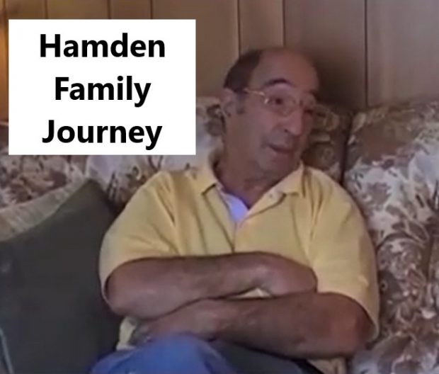 Sid Hamden et sa femme Myrta Hamden sont assis sur un canapé, l’un en face de l’autre, et parlent à tour de rôle.