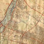 Carte topographique des environs du Sault-au-Récollet peu après 1940