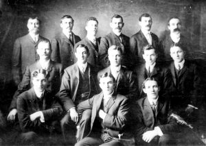 Membres du Ladysmith Welsh Choir, au début des années 1900.
