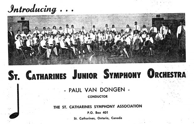 La première photo de l’Orchestre symphonique des juniors. 