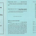 Le programme de la Choeur de Niagara