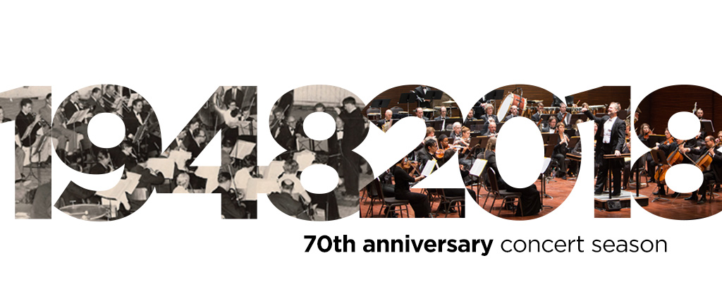 1948 à 2018 : Un anniversaire célébrant la 70e saison de concerts 