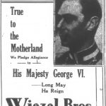 Publicité de presse du magasin des frères Wiezel, 1936