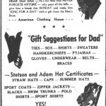 Publicité de presse de l’American Clothing House, 1947
