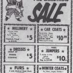 Publicité de presse du magasin NuMode, 1958