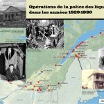 Opérations de la Police des liqueurs dans les années 1920-1930.