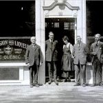 La Commission des liqueurs, l’ancêtre de la SAQ mise en place en 1921.