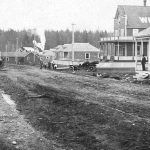 Photo du centre-ville d’Aldergrove, vers 1910