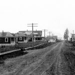 Le centre-ville d’Aldergrove, vers 1914
