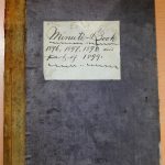 Registre des procès-verbaux du Conseil municipal du canton de Langley (années 1896-1899).