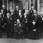 Les derniers Royal Engineers au dîner anniversaire de 1909