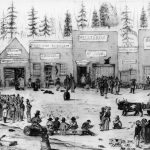 Dessin du canton de Derby fait par le révérend William Crickmer, vers 1859