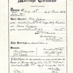 Copie du certificat de mariage de Philip Jackman et Sarah Ann Lovegrove, 1937