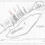 Carte de 1641 montrant la présence des Cloutier à Château-Richer