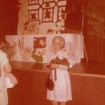 Amanda Gagnon Jalbert lors du Congrès régional des fermières en juin 1977