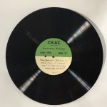 Disque de transcription de CKAC, 1949