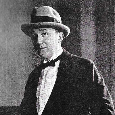 Portrait en noir et blanc du pianiste canadien Willie Eckstein, photographié en 1928.
