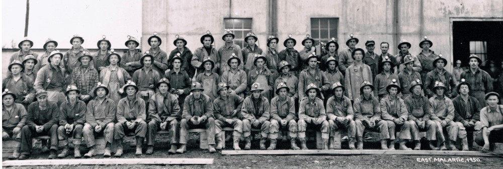 Mineurs de la East Malartic en 1950