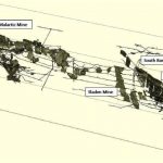 Plan des structures souterraines des mines du secteur Malartic