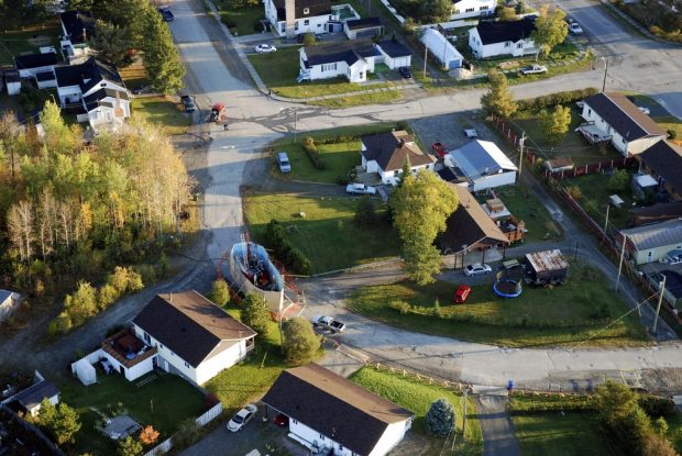 Forage dans le quartier sud de Malartic en 2005