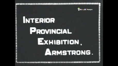 Cliché en noir et blanc du premier carton du film « Interior Provincial Exhibition, Armstrong ».