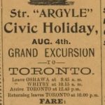 Horaire des fêtes civiques d’Argyle Steamer