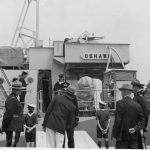 Le NCSM Oshawa visite son port d’attache, Port Oshawa