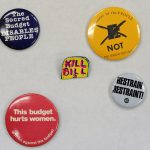 Boutons contre le budget