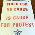 Affiche de la grève du BCGEU