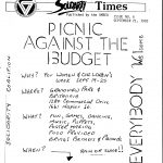 Dépliant pique-nique contre le budget