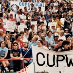 Travailleurs des postes et agents publics, rallye Empire Stadium