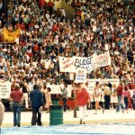 Foule au rallye Empire Stadium