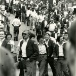 Conducteurs de bus, rallye Empire Stadium
