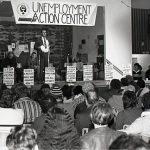 Réunion de chômage, avril 1983
