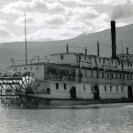 Le bateau à vapeur Minto vers 1950