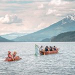 Sinixt en voyage en canot sur les lacs Arrow et sur le fleuve Columbia, 2022