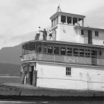 Le SS Minto au quai de Galena Bay, 25 mai 1958