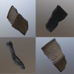 Des fragments de poterie