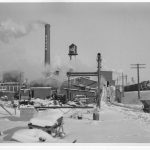 L’usine Bruck Mills en hiver
