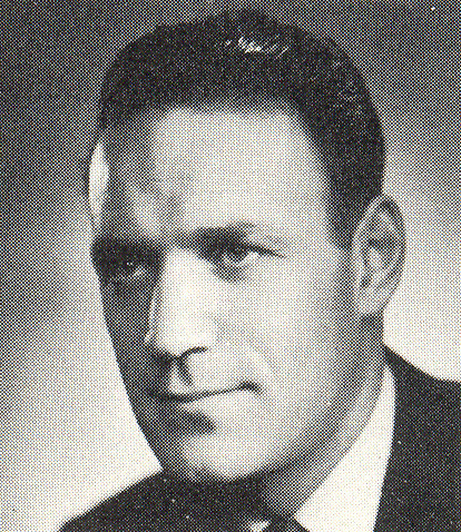 Portrait noir et blanc de Robert Bruck, vice-président