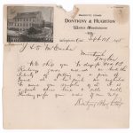 Lettre de Dontigny et Hughton à J. et S. McEachen, 1895