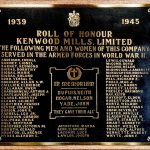 Plaque du tableau d’honneur