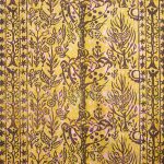 Textile étampé, non daté