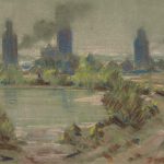 Dessin au pastel sans titre volé à A.C. en 1961