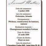 Notice biographique de Samuel Hutton