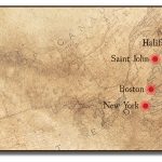 Carte ancienne de l’Amérique du Nord