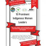 Affiche pour l’hommage à dix femmes leaders autochtones
