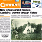 Exposition virtuelle annoncée dans le journal Connect
