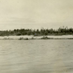 Canoës sur la rivière Athabasca