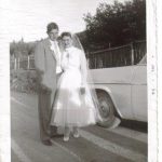 Ruby et Tom King le jour de leur mariage